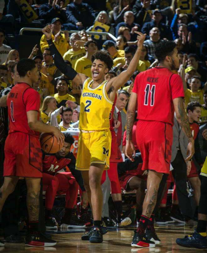 Freshman guard Jordan Poole scored 11 points in just 13 minutes last night.