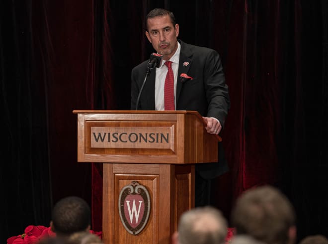 Wisconsin head coach Luke Fickell.