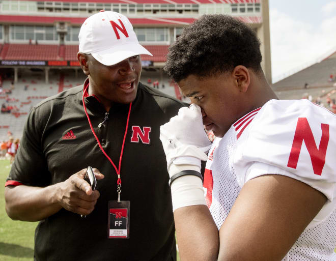 Mike Riley said the door remains open for Keyshawn Johnson Jr. to return to Nebraska.