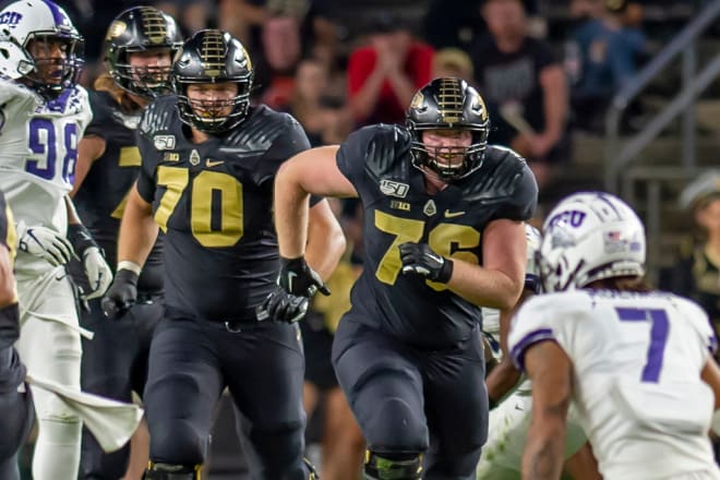 Saturday night was a long one for Purdue's offensive line against a solid TCU defense.