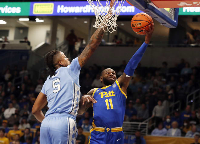 Armando Bacot scored 22 points and grabbed 13 rebounds against Pitt on Friday. 