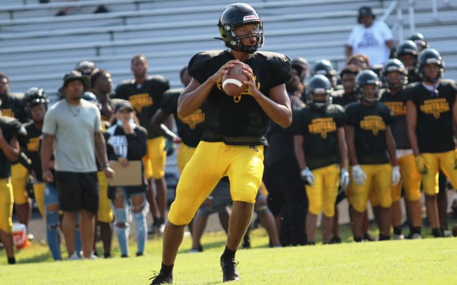 Junior QB Khristian Martin steered Highland Springs to a 26-20 comeback win over Julius Chambers of North Carolina by passing for 167 yards and two scores to go with 135 yards rushing on 18 attempts