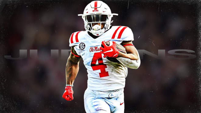 Ole Miss Quinshon Judkins is a load to handle