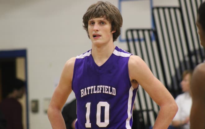 Battlefield's Blake Pagon shared Conference 8 Player of the Year honors with Keaton Simmons