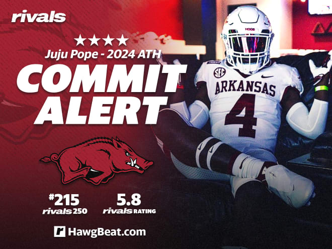 Four-star athlete Julius "JuJu" Pope out of South Panola High School in Batesville, Mississippi, has called the Hogs.