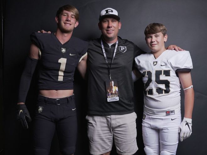 Bryce Woody is joined on his visit to West Point by his dad and brother