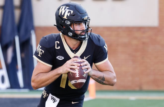 Wake Forest QB Sam Hartman