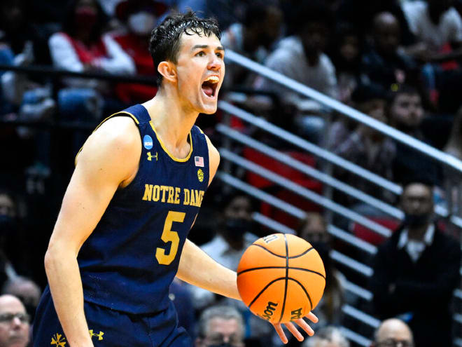 Senior guard Cormac Ryan will return to Notre Dame for the 2022-23 men's basketball season.