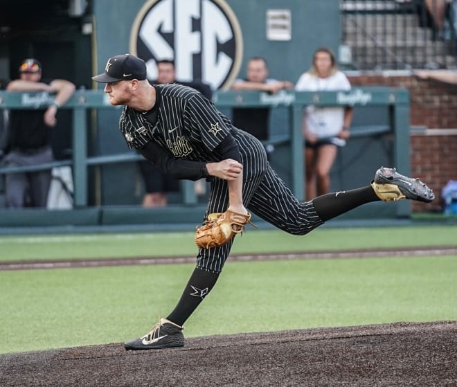 Drake Fellows pitched Vanderbilt to victory in the Nashville Regional opener. 