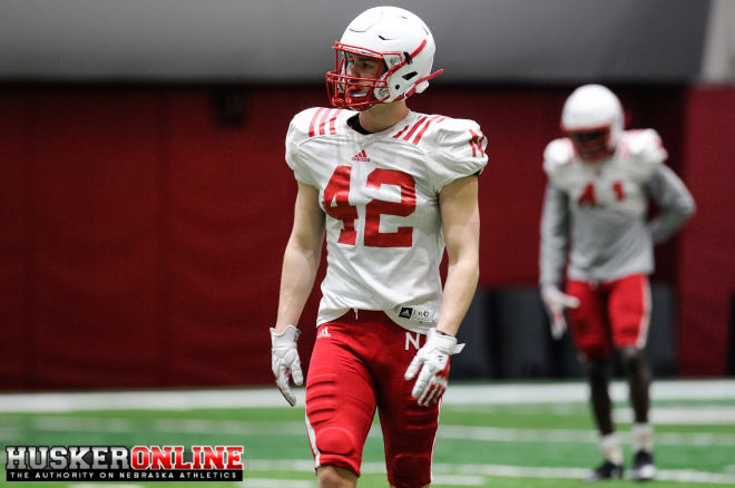 Redshirt freshman inside linebacker Nick Henrich.