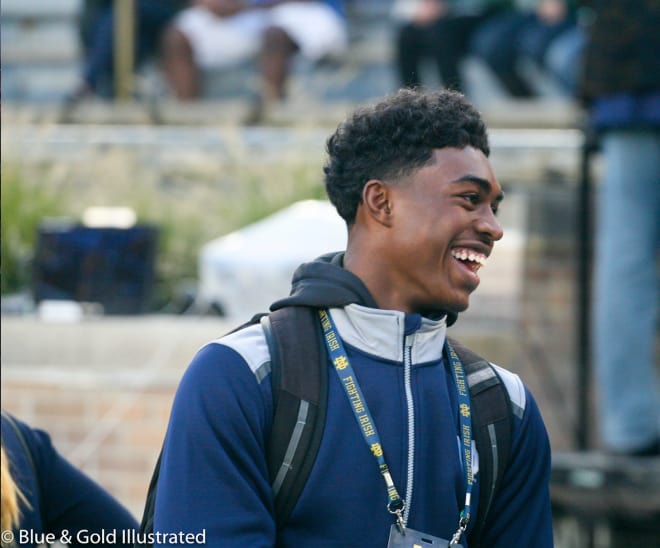 4-star ATH Houston Griffith on his visit to Notre Dame