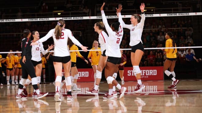 Stanford is all smiles after defeating Minnesota on Saturday. 