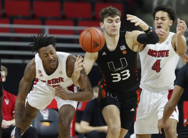 NC State Wolfpack basketball Manny Bates and Jericole Hellems 