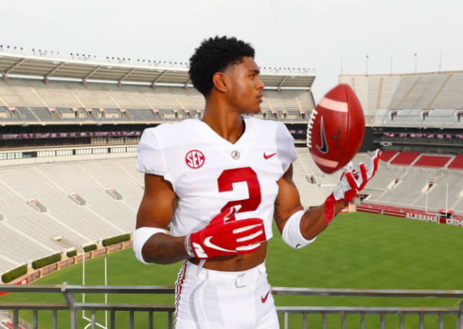 Earl Little Jr., during his unofficial visit to Alabama this past weekend.