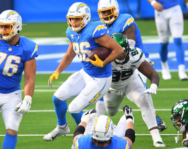 Hunter Henry caught another touchdown pass in Week 11.