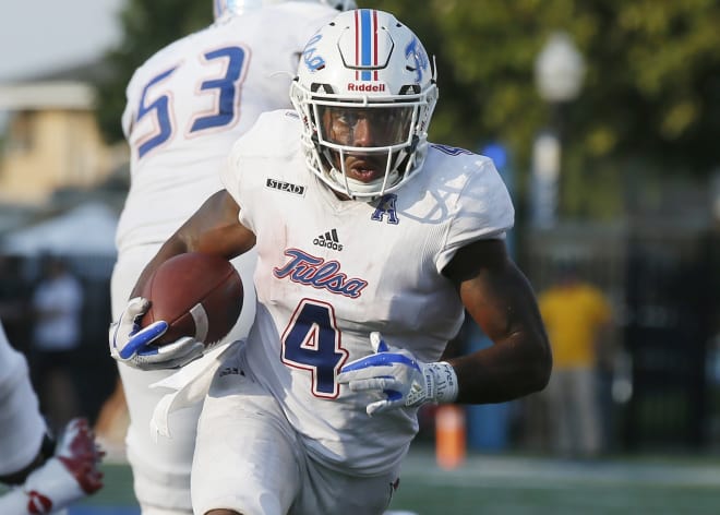 Tulsa RB D'Angelo Brewer is coming off of a 140-yard performance against Houston.
