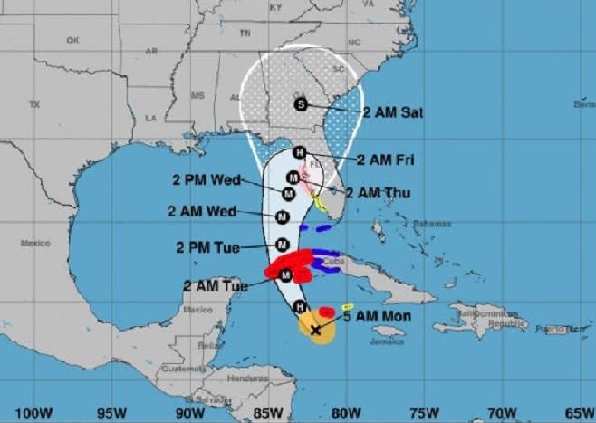 With Hurricane Ian possibly hitting the Carolinas, two major UNC athletics events could be affected.