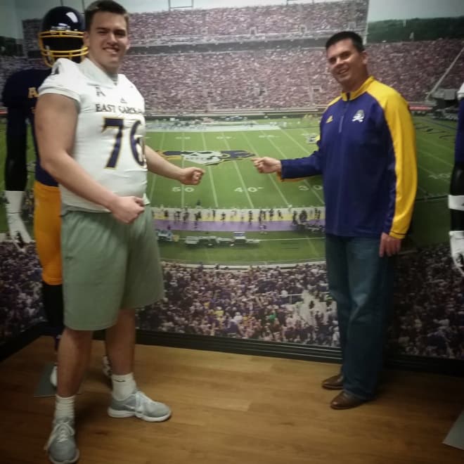 Gabriel Gonzalez out of Mebane, (NC) Eastern Alamance picked up an ECU offer from Geep Wade.