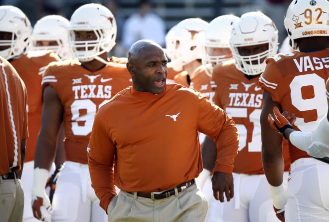 While speculation hovers over Texas coach Charlie Strong's status, Big 12 business continues.
