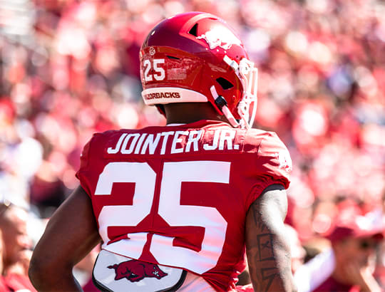 Arkansas freshman running back James Jointer announced his intent to transfer on Monday.