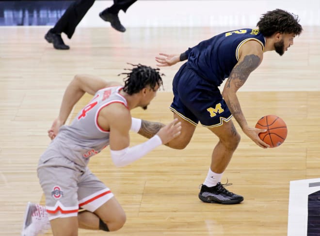Michigan Wolverines basketball senior forward Isaiah Livers finished with 12 points in a win over the Ohio State Buckeyes.