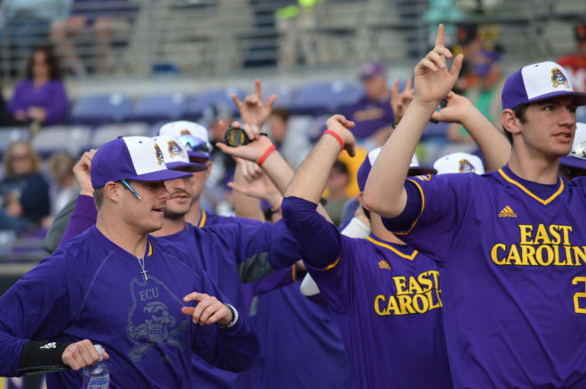 ECU picked up a game two victory over visiting Maryland Saturday afternoon in Clark-LeClair Stadium.