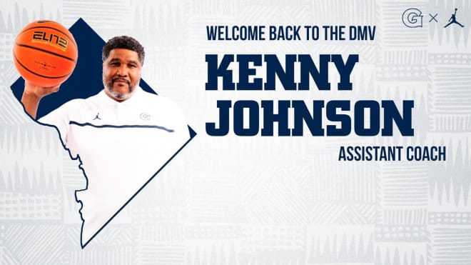 Kenny Johnson is a Hoya assistant coach. 