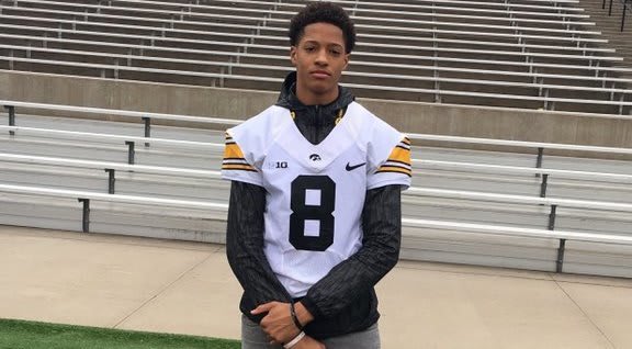 Four-star cornerback Julius Brents made another visit to Iowa this weekend.