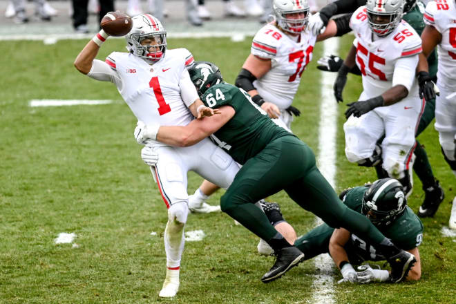 Michigan State defensive tackle Jacob Slade