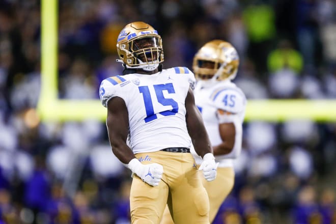 UCLA Bruins football linebacker Jordan Genmark Heath