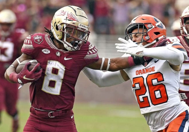 Treshaun Ward is the leading returning rusher in Florida State's running back room.