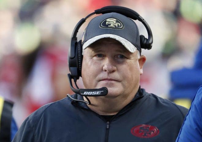 Chip Kelly during his one season in San Francisco 