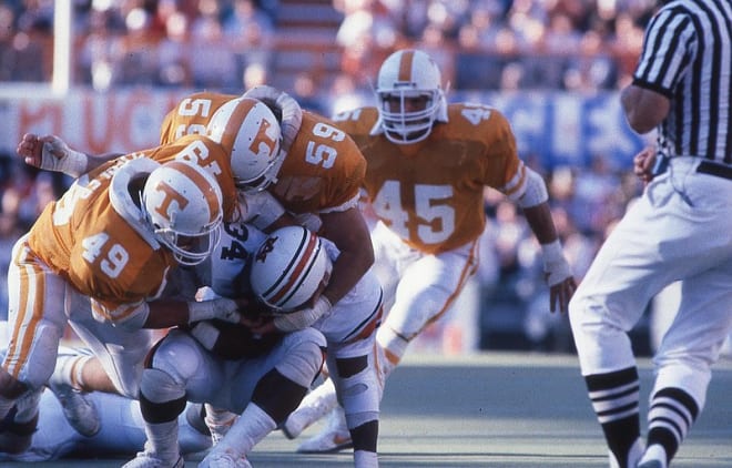 Mark Hovanic wore No. 59 for Tennessee. 