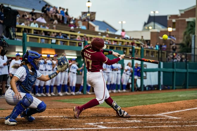 Katie Dack hit a two-run homer in FSU's win over FGCU.