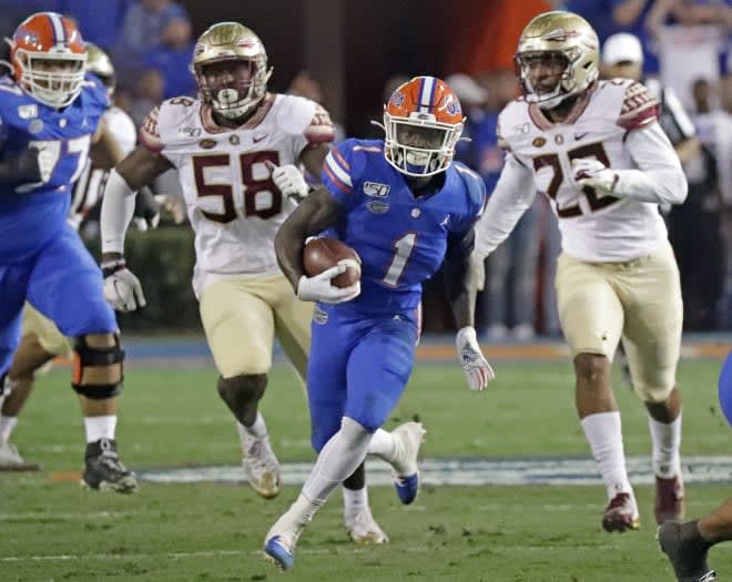 Florida wide receiver Kadarius Toney. 