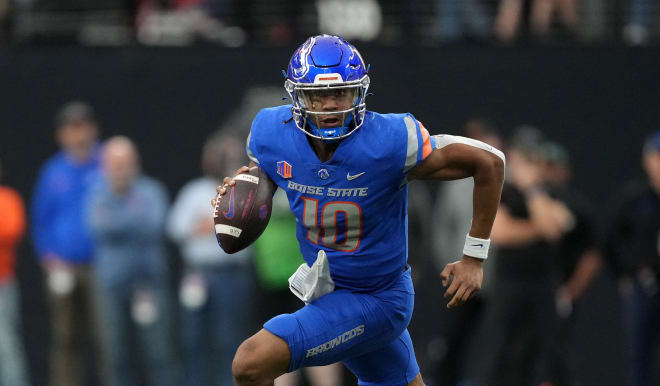 Boise State transfer QB Taylen Green announced his commitment to Arkansas on Dec. 11.