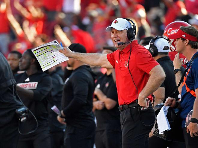 Jeff Brohm is back home coaching Louisville with much expected of