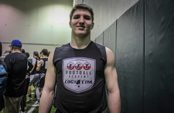 Three-star inside linebacker Jack Sanborn is getting a lot of attention from the Big Ten.