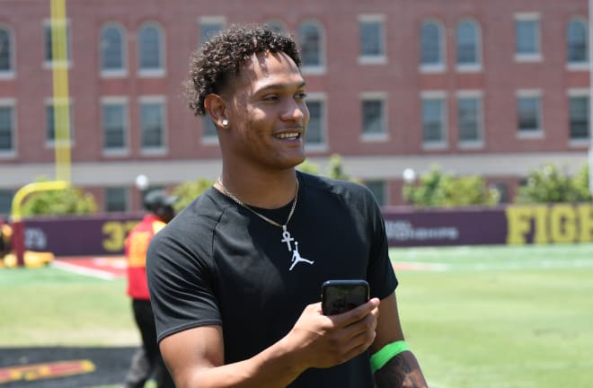 Chris Steele, a 5-star cornerback from St. John Bosco HS, joined USC this summer as a transfer from Florida