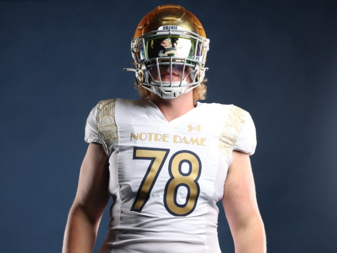 Four-star offensive lineman Chris Terek is Notre Dame's fifth offensive line commit in the 2023 class. 