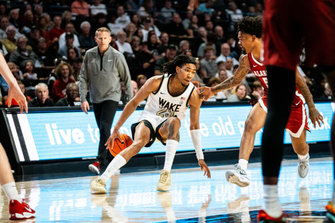 Wake Forest's Hunter Sallis is coming off an efficient 19-point game. 