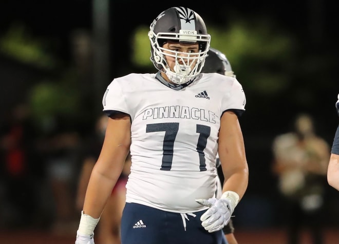 Pinnacle High School offensive lineman garnering early recruiting attention from Pac-12 South programs 