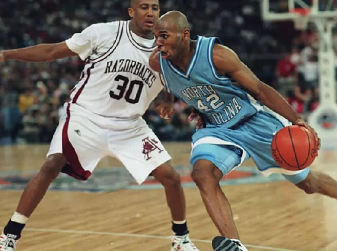 Jerry Stackhouse could take over a game from any spot on the floor and was a supremely relentless competitor at UNC.