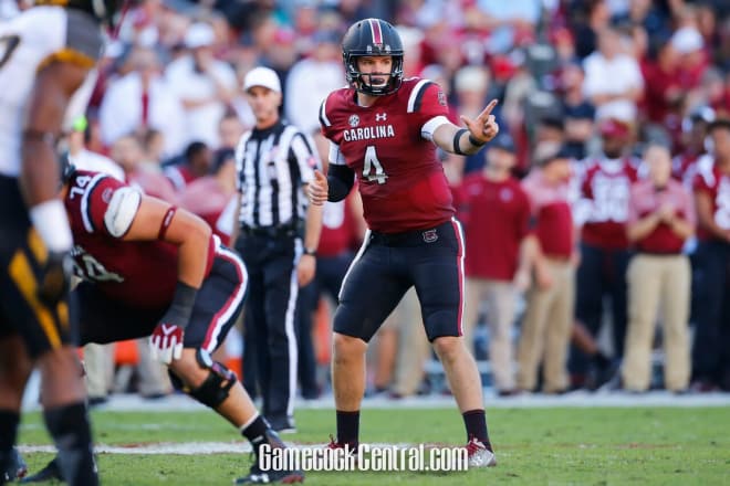 Jake Bentley has impressed coaches and teammates during his five-game stretch as starting QB.