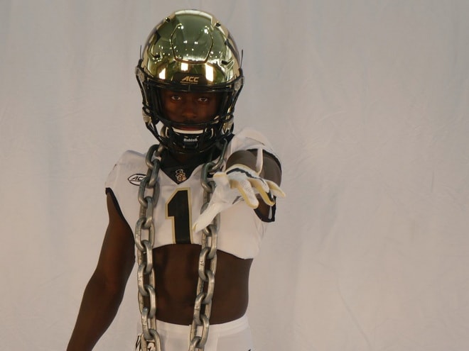 Claiborne during his visit to Wake Forest last month