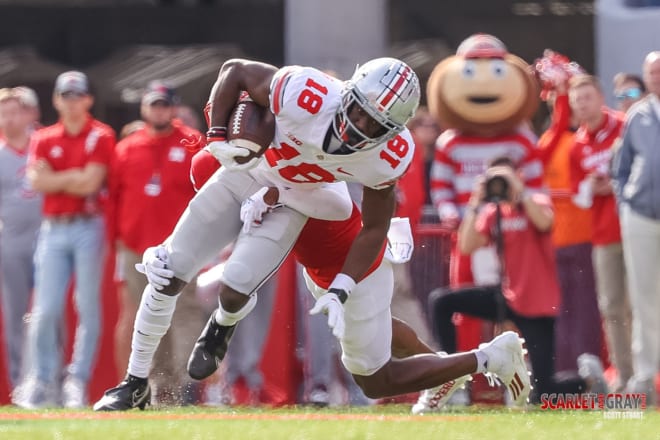 Ohio State wide receiver Marvin Harrison. 