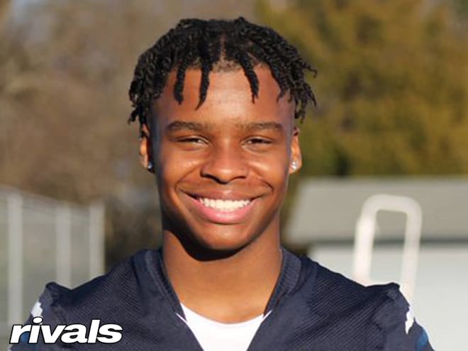 Notre Dame Fighting Irish football recruiting target and 2022 wide receiver Wesley Grimes