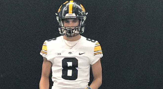 Class of 2022 wide receiver Tyler Morris added an offer from Iowa on Saturday.