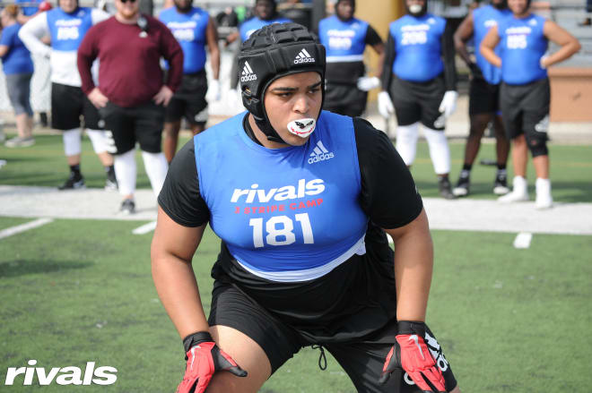 Merriweather-Lewis at the Rivals Camp in Lakeland in March