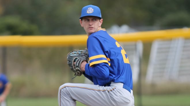 Iowa baseball added another arm to their staff in Adam Mazur. (Photo: South Dakota State Athletics)